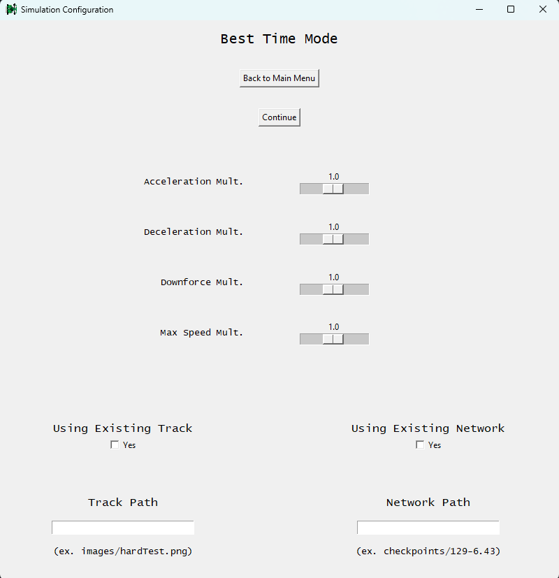 Best Time Menu